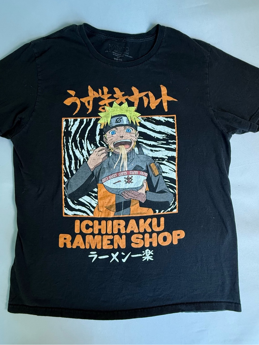 Black Naruto Ichiraku Ramen Shop Graphic Tee